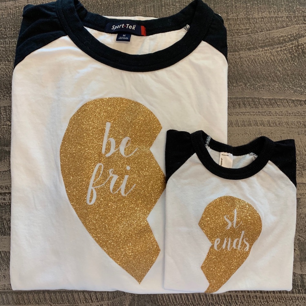 Mommy and Me Raglan Tee Shirts